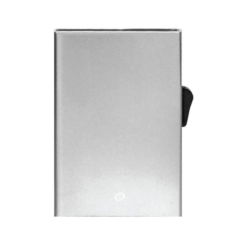 Slim Aluminum Card Holder - Silver